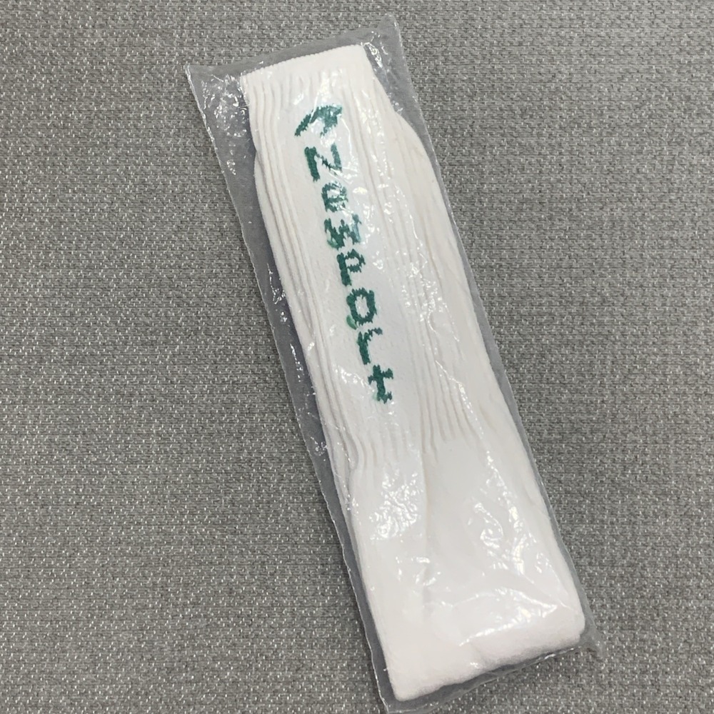 (1 PAIR) VTG Newport Crew Socks Long Classic Smoking Promo Rare 90s Streetwear